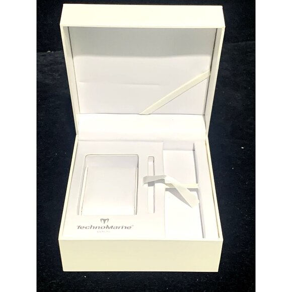 Technomarine Watch Box Presentation White Cardboard Empty - Picture 5 of 8